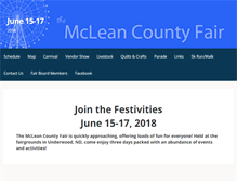 Tablet Screenshot of mcleanfair.com